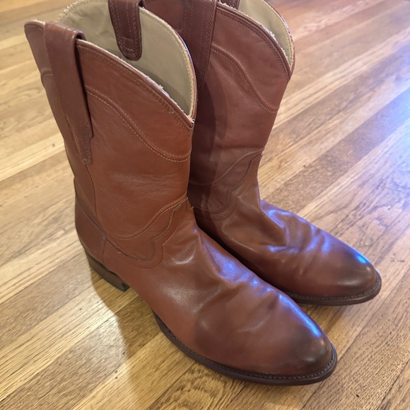 Tecovas Brown Cowboy Western Boots Classic Design - Picture 1 of 5